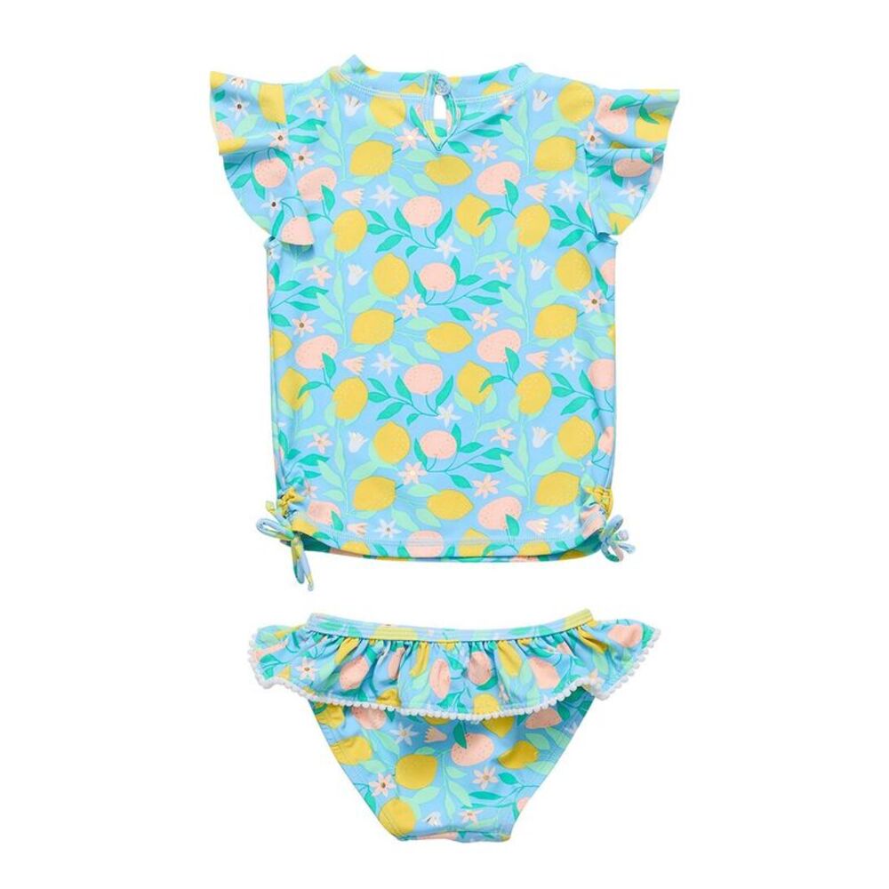 Snapper Rock Girls Lemon Drops Ruffle Set - Picture 2 of 3